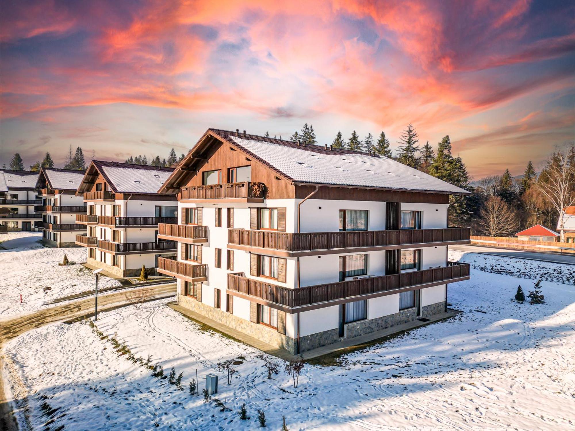 Albert Residence Aparthotel Grand Chalet With Free Spa Access To Alpin Resort Poiana Brasov Exterior photo